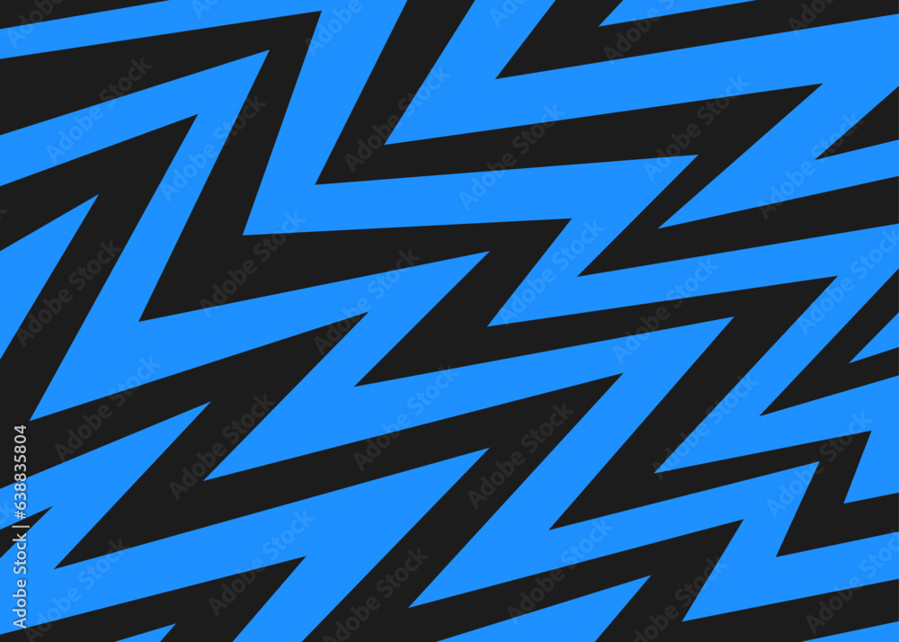 Poster abstract background with gradient zigzag line pattern