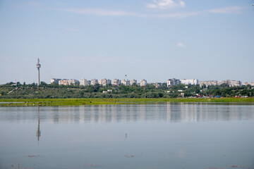 Galati Town and Danube River, Romania