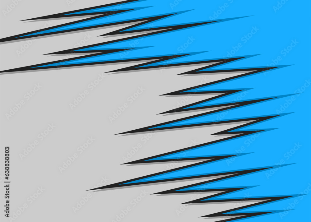 Poster abstract background with diagonal jagged spike pattern and with some copy space area