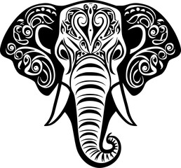 Obraz premium Elephant - High Quality Vector Logo - Vector illustration ideal for T-shirt graphic