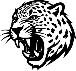 Obraz premium Leopard - Minimalist and Flat Logo - Vector illustration
