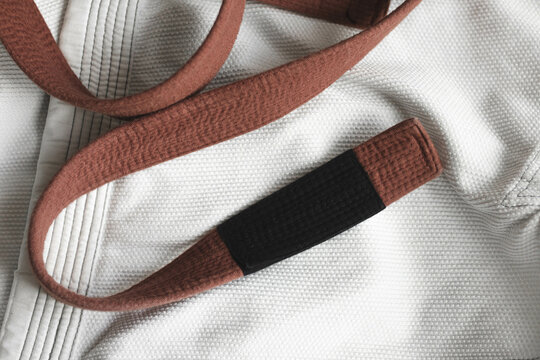 A Brazilian Jiu Jitsu Gi and a Brown Belt