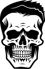 Fototapeta premium Skull - Minimalist and Flat Logo - Vector illustration