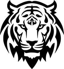 Fototapeta premium Tiger - Minimalist and Flat Logo - Vector illustration