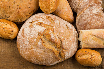 Close-up of traditional bread