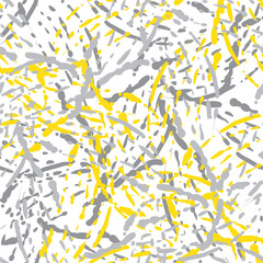 Vector seamless abstract marble pattern, wood texture, watercolor background. Gold grey white marbling backdrop. pattern. Overlapping brush stroke motifs. Texture repeat for fabric, gift wrapping.