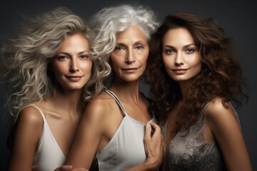 Obraz premium Female models all ages. Generate Ai