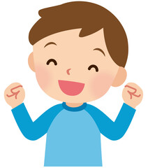 元気な男の子　小学生
