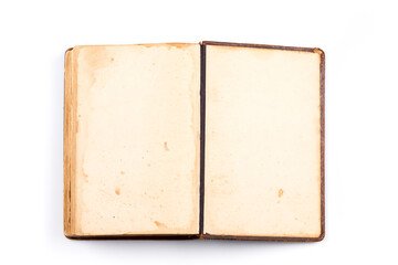 Naklejka premium Open Book blank on white