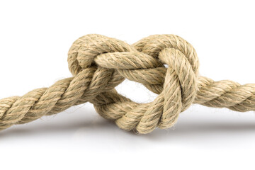 heart shape knot of rope