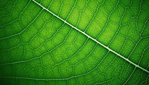 Green leaf 100x zoom, nature background, texture