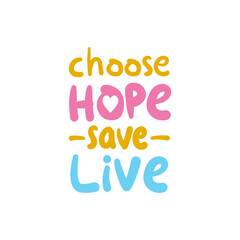 Hope - typography design about hope concept