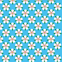 seamless pattern with flowers