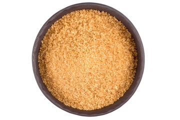 brown sugar in a dark bowl