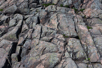 The mountain rock