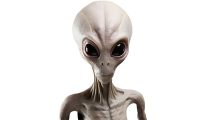 Obraz premium Alien isolated on transparent background PNG