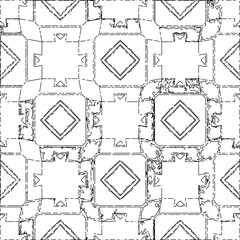 White background with black Dashes lines. Plain background with  simpe pattern. Black and white color. Abstract background for web page, textures, card, poster, fabric, textile.