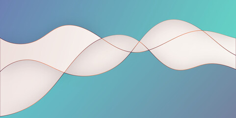 abstract background with waves