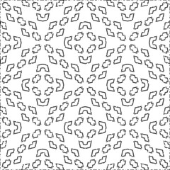 White background with black Dashes lines. Plain background with  simpe pattern. Black and white color. Abstract background for web page, textures, card, poster, fabric, textile.