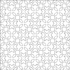 White background with black Dashes lines. Plain background with  simpe pattern. Black and white color. Abstract background for web page, textures, card, poster, fabric, textile.