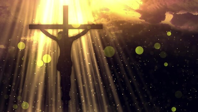 Christian Worship Background Animation with Seamless Loop
