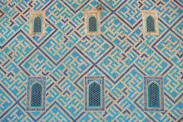 Obraz premium The Mausoleum of Khoja Ahmed Yasawi in the city of Turkestan, Kazakhstan