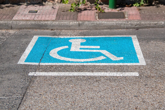 Sign for the disabled and reserve your parking space as well as the access ramp to buildings