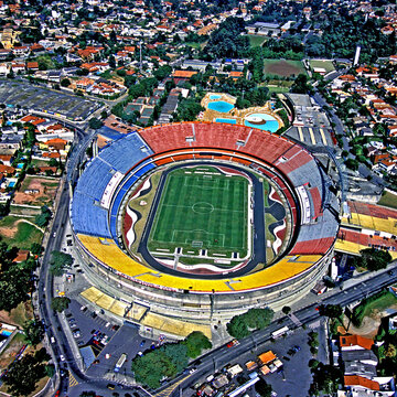 Aerea do Est&aacute;dio do Morumbi. S&atilde;o Paulo.