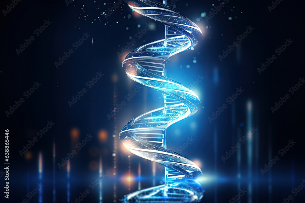 Poster abstract technology lines background with smart and futuristic, intelligent communication network co