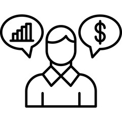 Financial Consultant Icon