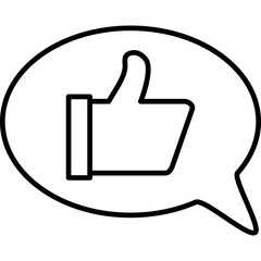 Obraz premium Good Review Icon