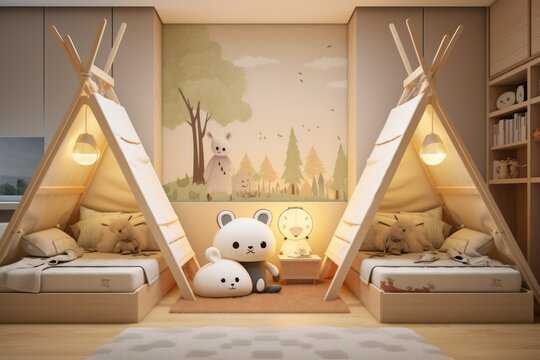 Inspiring Spaces for Kids: Another Perspective on a Children's Room Interior