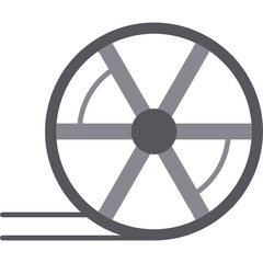 Fototapeta premium Wheel Icon