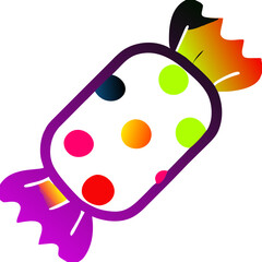 Sweet candy lollipop 