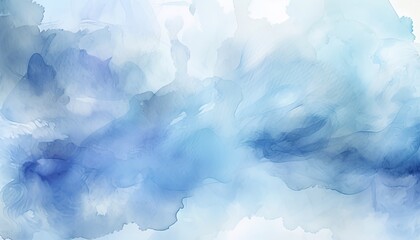 Fototapeta premium Background with blue watercolor streaks. Flowing watercolor spot in good quality