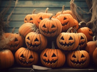 halloween pumpkin and pumpkins
Generative AI