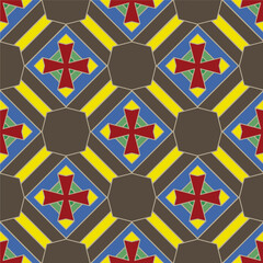 Repetitive abstract patterns. Seamless pattern for fashion, textile design,  on wall paper, fabric patterns, wrapping paper, fabrics and home decor. Abstract background.