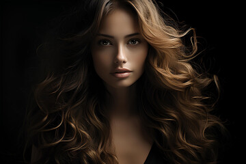 Fototapeta premium Vogue style photo of sensual woman