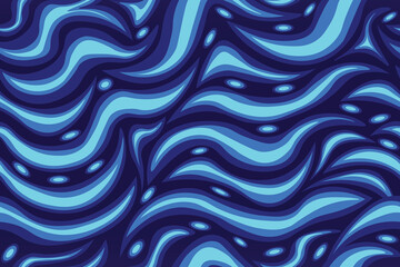 Vector illustration of a smooth, seamless blue blazing fire background without connected geometry.