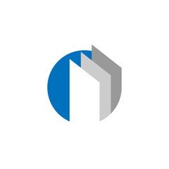modern simple building logo design