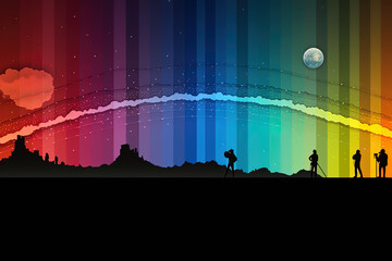 Innovative illustration that contains a spectrum of emotions, from joy to nostalgia