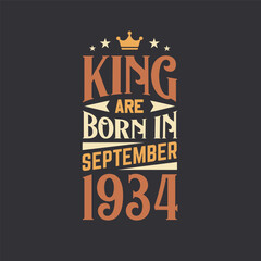 King are born in September 1934. Born in September 1934 Retro Vintage Birthday