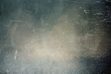 Stain of dust on dirty glass texture. Chalkboard, brushed dark background steel armor, rough...