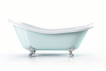 Bathtub with white background and white background with white background.