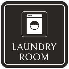 Laundry room sign and labels