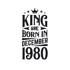 King are born in December 1980. Born in December 1980 Retro Vintage Birthday