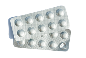 Medicine, tablets in silver packaging