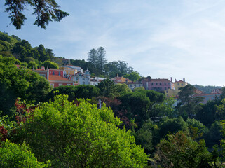 Fototapeta na wymiar Townscape in Sintra Portugal daytime