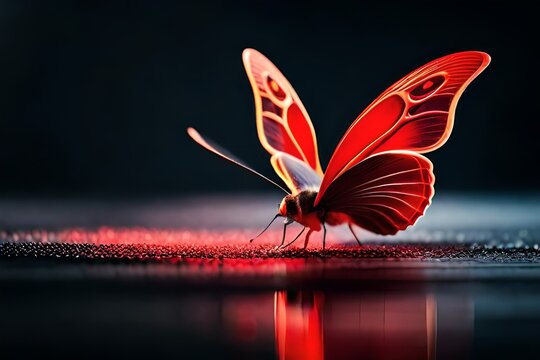 butterfly on a flower © Uzair