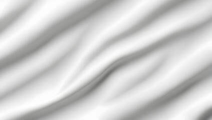 Obraz premium waving cloth white texture